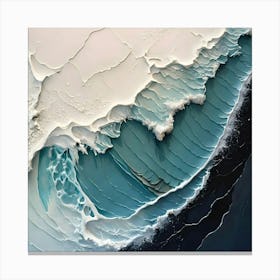 Abstract Of A Wave 9 Canvas Print