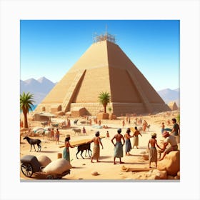 Egyptian Pyramid 1 Canvas Print