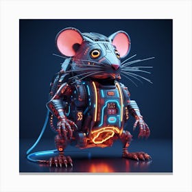 Robot Rat 2 Canvas Print