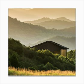 Smoky Mountain Cabin Canvas Print