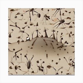 Swarm Of Insects Canvas Print