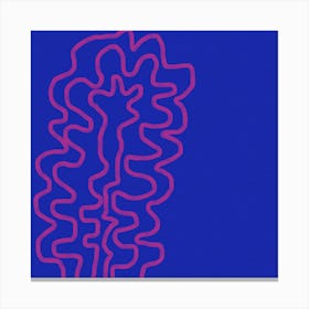 Matisse Inspired Pink Cactus Canvas Print
