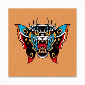 Panther Butterfly Canvas Print