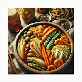 Sovereign Flame Han Pickled Vegetables Canvas Print