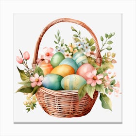 Easter Basket 2 Canvas Print