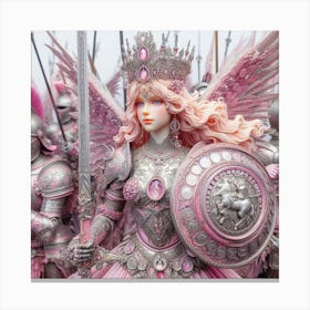 Pink Warriors Canvas Print