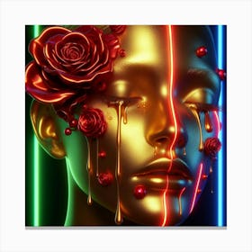 Neon Art 1 Canvas Print