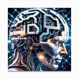 Artificial Intelligence 120 Canvas Print