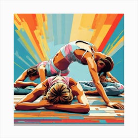 Yoga Mats Canvas Print