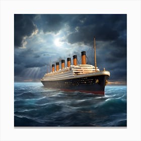 Titanic Canvas Print