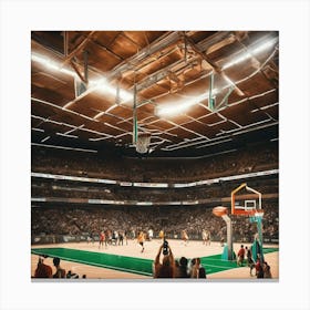 Boston Celtics Arena Canvas Print