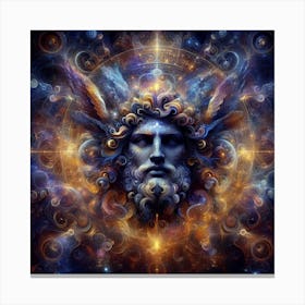 Head Of Medusa Canvas Print