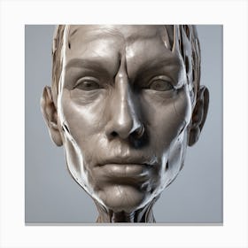 Human Head 5 Canvas Print