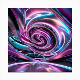 Abstract Fractal Art Canvas Print