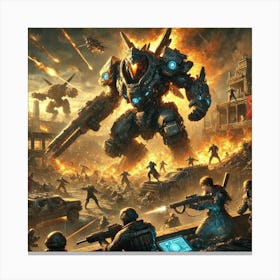 Ignis Luporum Episode 5 Scene Canvas Print