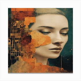 Abstract Of A Woman Canvas Print