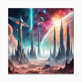 Space City 2 Canvas Print