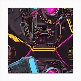 Futuristic Sci-Fi Canvas Print