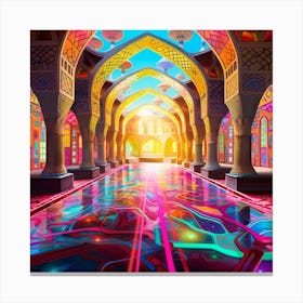 Iran Islamic Architecture Canvas Print