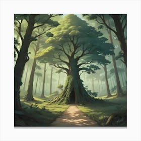 Forest Path 9 Canvas Print