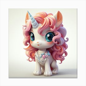 Cute Unicorn 10 Canvas Print