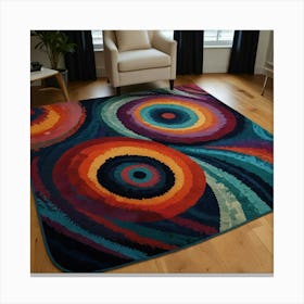 Unique Design Art Rug 1 Canvas Print