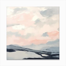 Summertime Calming Pink 3 Canvas Print