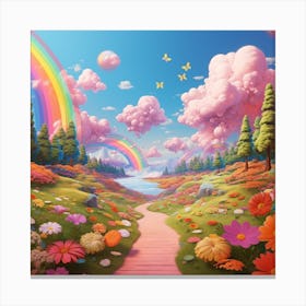 Rainbow Path Canvas Print