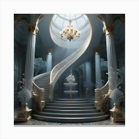 Stairs To 5 Canvas Print