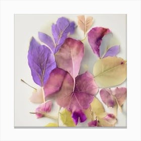 Dried Leaves Canvas Print