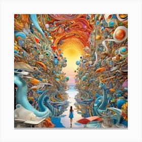 Alice In Wonderland Canvas Print