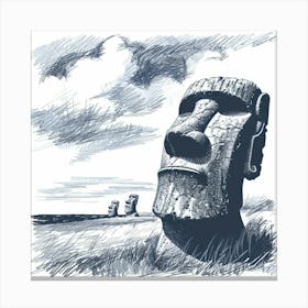 Easter Island 3 Canvas Print