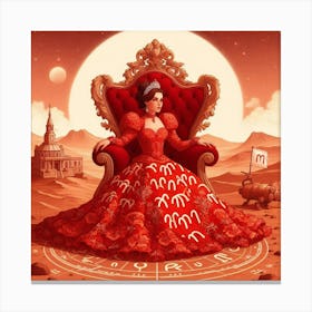 Red Queen Canvas Print