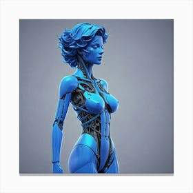 Robot Woman Canvas Print