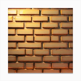 Abstract golden bricks background 5 Canvas Print
