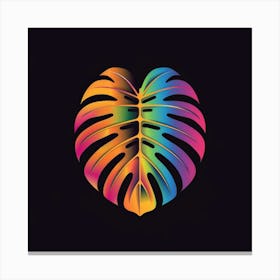 Rainbow Leaf 5 Canvas Print