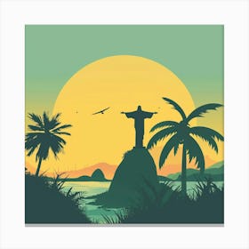 Sunset In Rio 1 Canvas Print