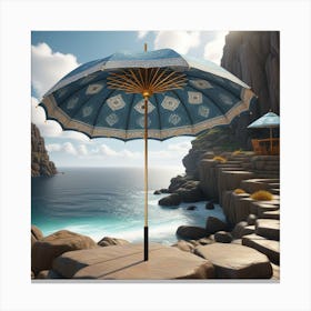 Umbrella On The Beach Toile