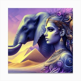 Portrait Artwork 51 Canvas Print