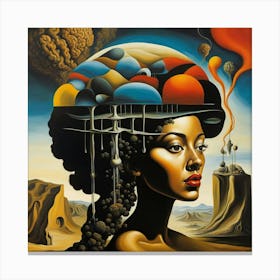 Beauty & Brains 1 Canvas Print