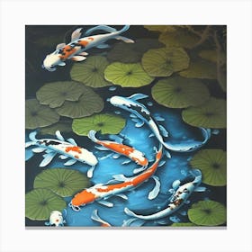 Koi Pond Canvas Print