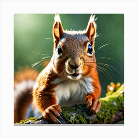 Squirrel In The Forest 270 Canvas Print