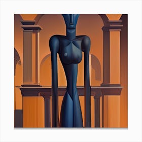 Metaphysical Statue Canvas Print