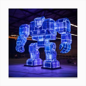 Robot Sculpture Canvas Print