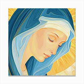 Virgin Mary Canvas Print