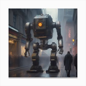 Futuristic Robot 42 Canvas Print