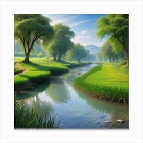 Landscape Painting 173 Canvas Print