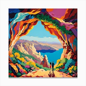 LOVERS CAVE Canvas Print