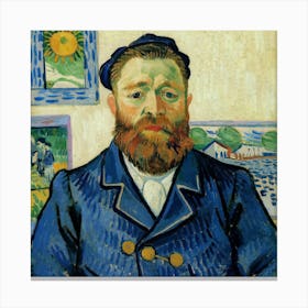 Portrait Of Joseph Roulin, Vincent Van Gogh 1 Canvas Print