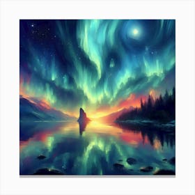 Aurora S Symphony 10 Canvas Print